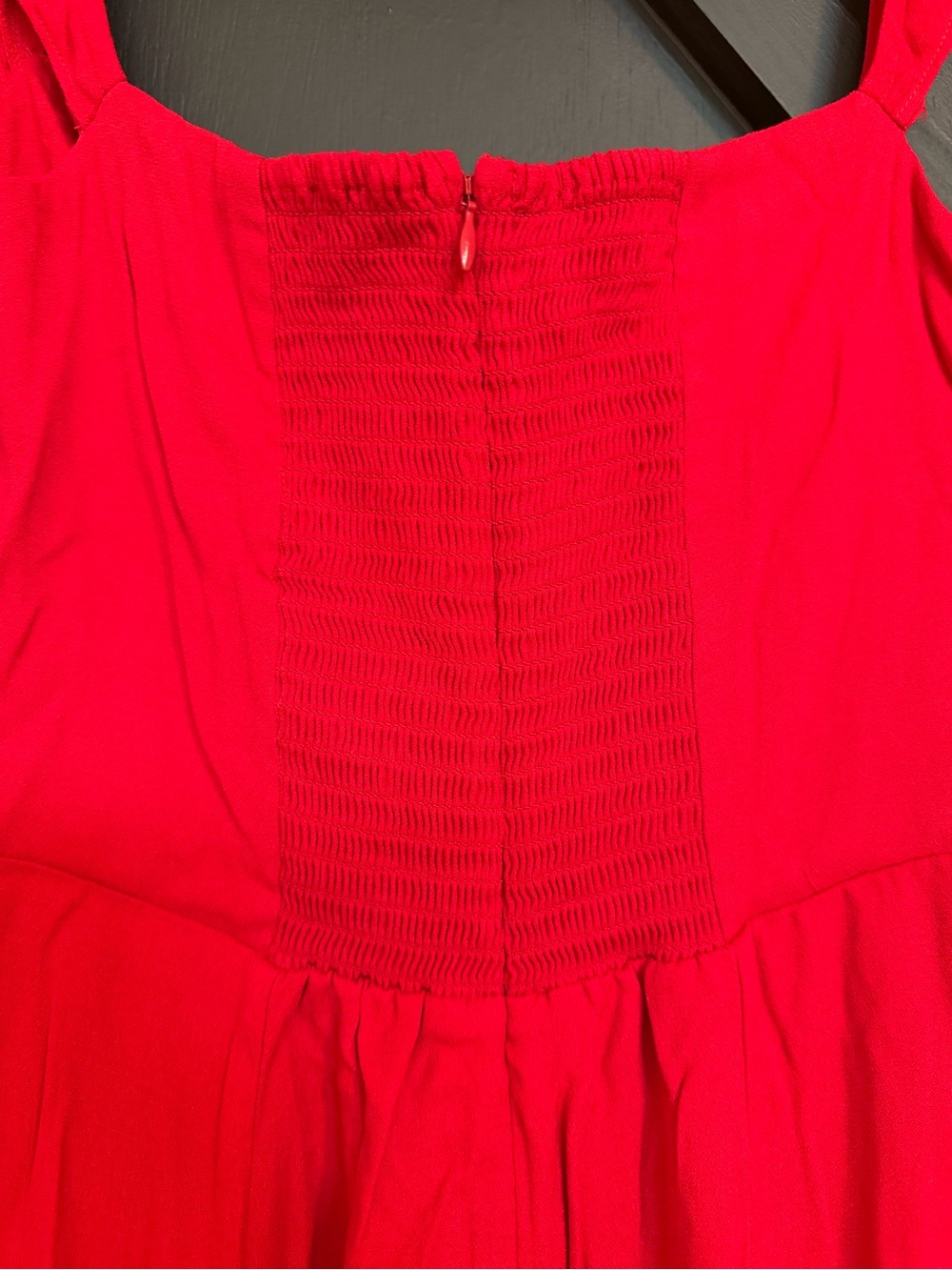 NWT Reformation Bryson Dress in Cherry Red, Size 6 - Picture 12 of 15